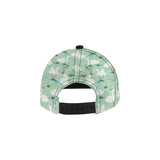 White swan lake pattern All Over Print Snapback Cap