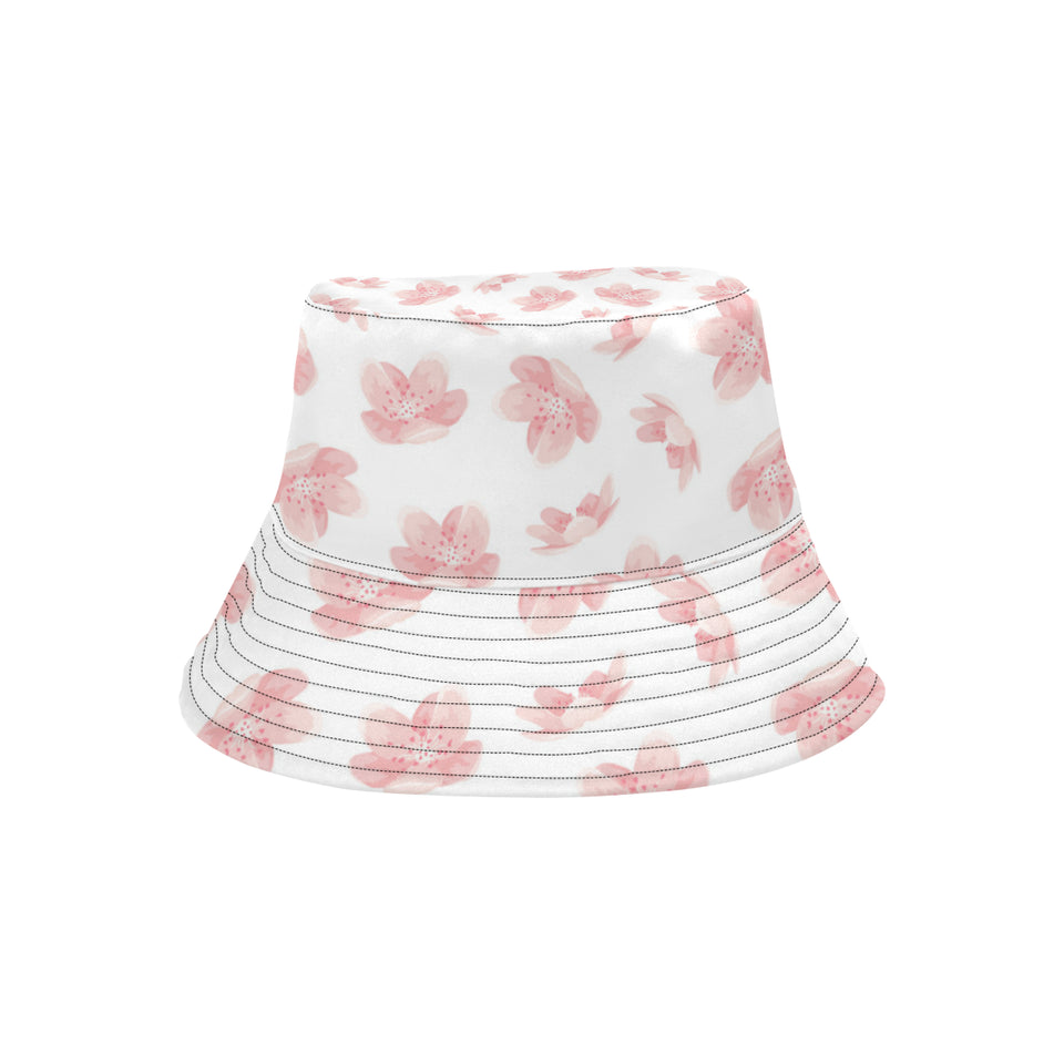 Pink sakura cherry blossom pattern Unisex Bucket Hat