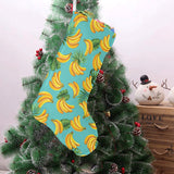 Banana Palm Leaves pattern background Christmas Stocking