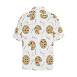 Sketch style cookie pattern Men's All Over Print Hawaiian Shirt