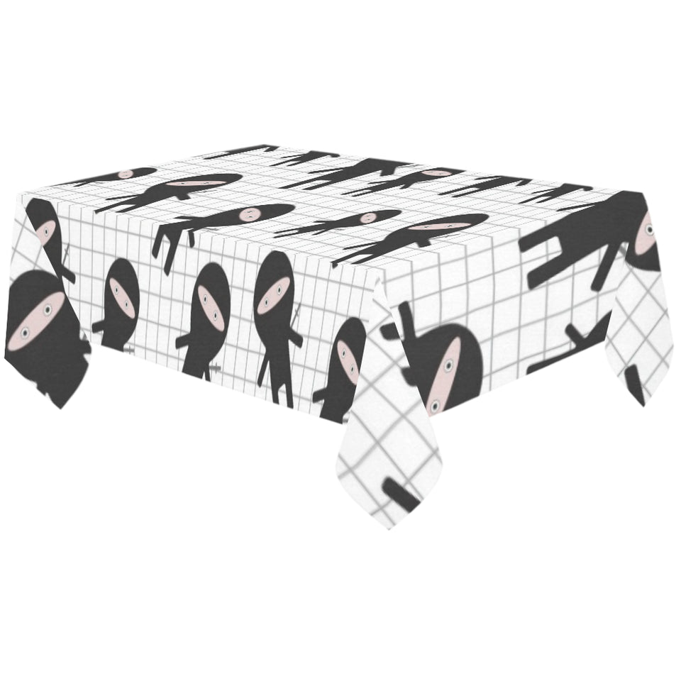 Ninja pattern plaid background Tablecloth