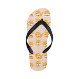 Cute shiba inu dog pattern Unisex Flip Flops