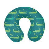 Crocodile pattern U-Shaped Travel Neck Pillow