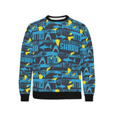 Shark dangerous Men's Crew Neck Sweatshirt