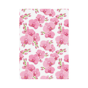 pink purple orchid pattern background House Flag Garden Flag