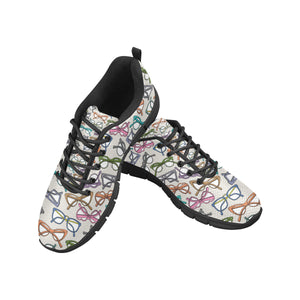 Sun Glasses Pattern Print Design 01 Men's Breathable Sneakers ( Model 055)