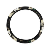 Raccoon watermelon pattern Car Steering Wheel Cover