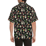 Raccoon watermelon pattern Men's All Over Print Hawaiian Shirt