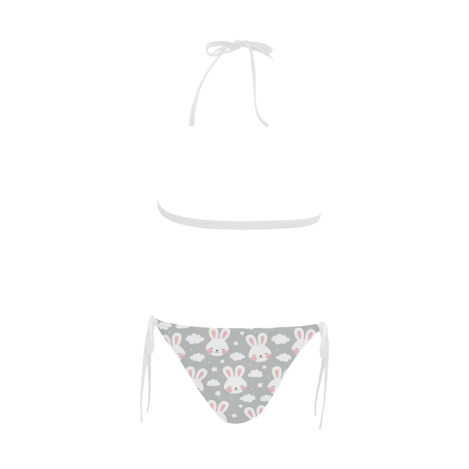 Rabbit cloud Pattern Sexy Bikinis Two-Piece Swimsuits