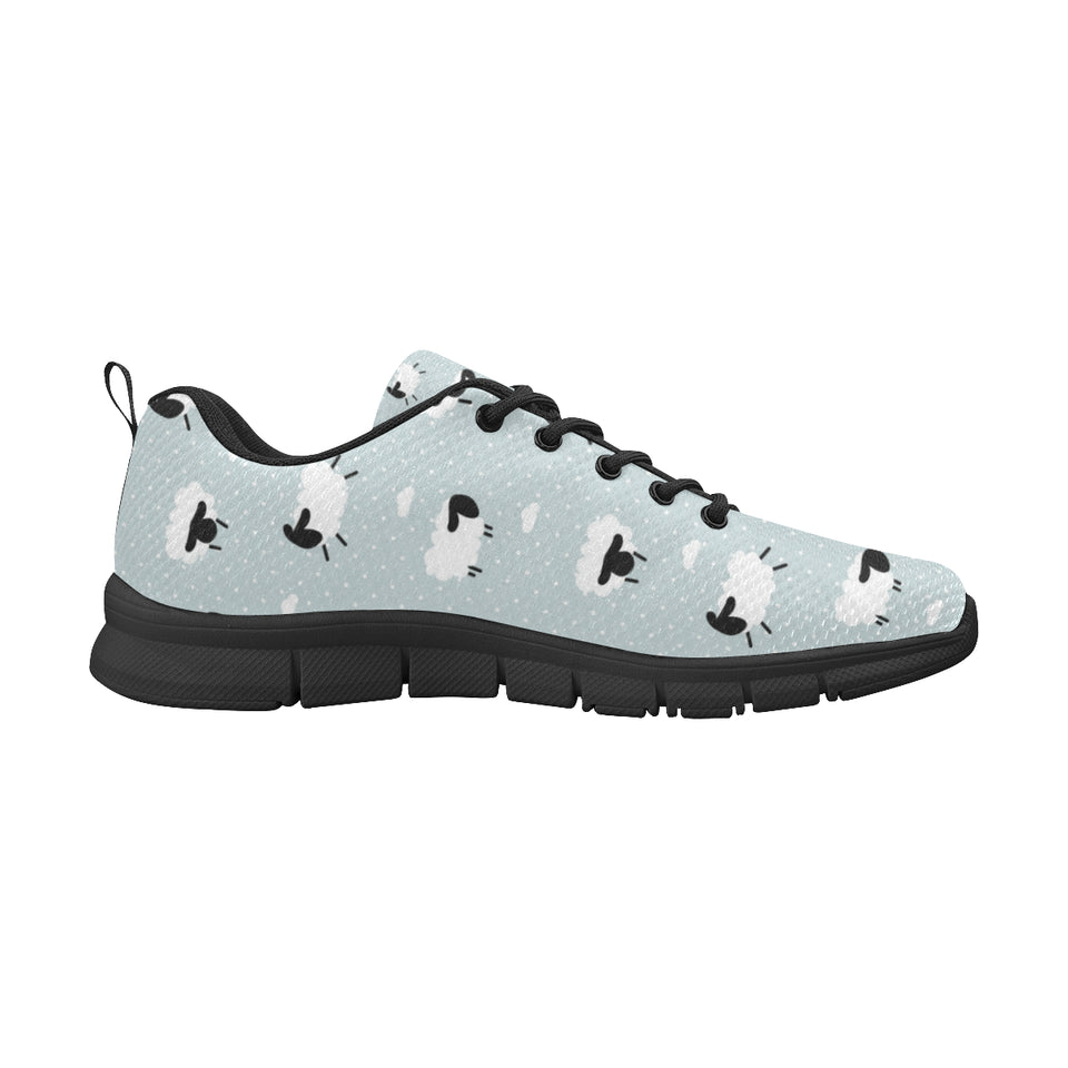 Sheep polka dot cloud pattern Men's Sneaker Shoes