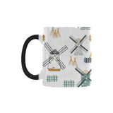 windmill pattern Morphing Mug Heat Changing Mug