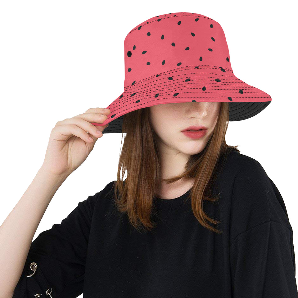 watermelon texture background Unisex Bucket Hat