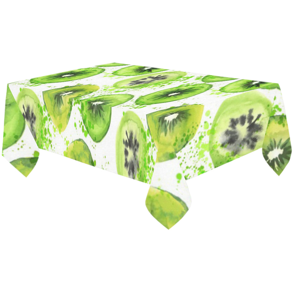 Watercolor kiwi pattern Tablecloth