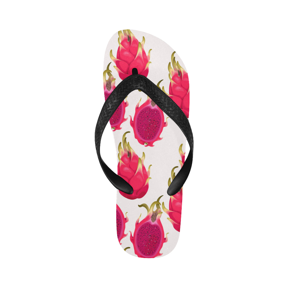 dragon fruits design pattern Unisex Flip Flops