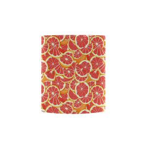 Tropical grapefruit pattern Morphing Mug Heat Changing Mug