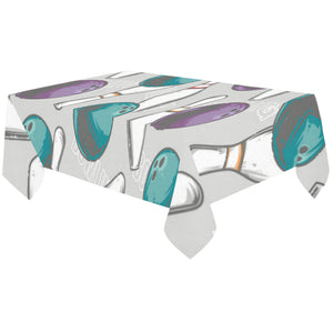 Bowling ball and pin gray background Tablecloth