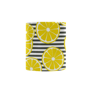 slice of lemon design pattern Morphing Mug Heat Changing Mug