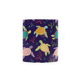 Colorful sea turtle pattern Morphing Mug Heat Changing Mug
