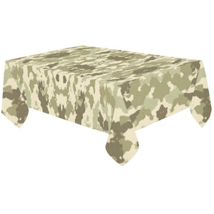 Light Green camouflage pattern Tablecloth
