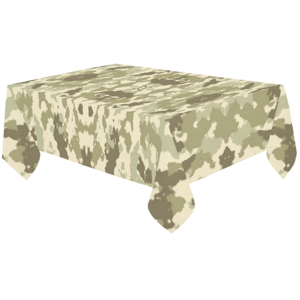 Light Green camouflage pattern Tablecloth