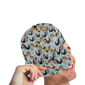 Rooster chicken cock snowfalke All Over Print Snapback Cap