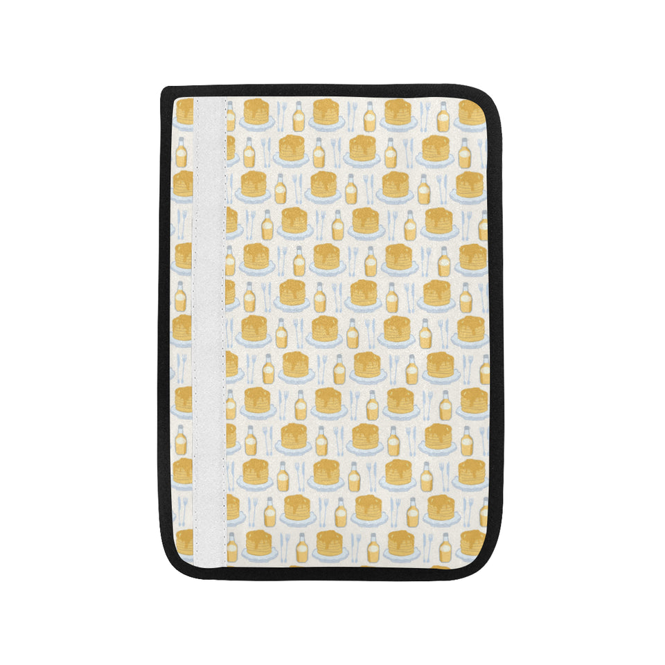 Pancake Pattern Print Design 05 Car Seat Belt Cover