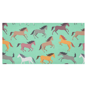 Colorful horses pattern Tablecloth