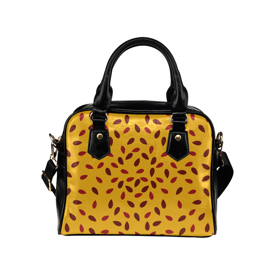 Passion fruit texture Shoulder Handbag