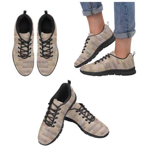 Brick Printed Pattern Print Design 01 Women's Sneaker Shoes