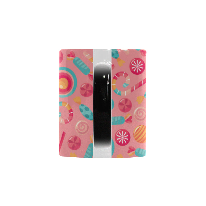 Colorful candy pattern Morphing Mug Heat Changing Mug