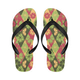 Cool Geometric lime pattern Unisex Flip Flops