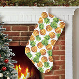 Pineapples design pattern Christmas Stocking