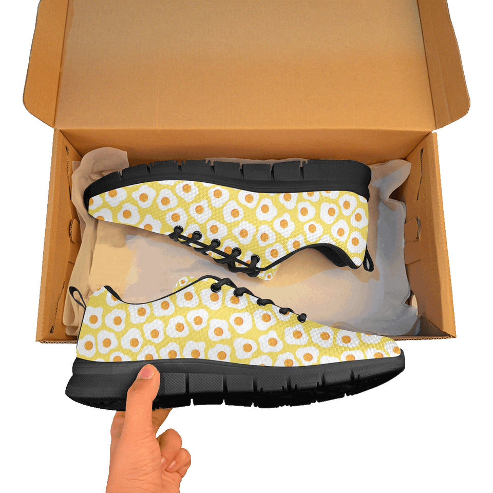 Fried Eggs Pattern Print Design 05 Women's Sneaker Shoes