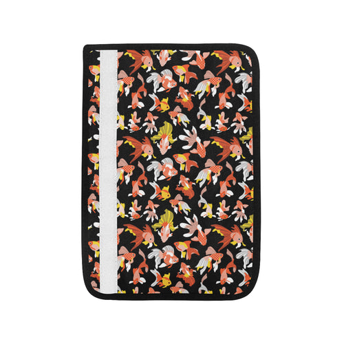 Goldfish Pattern Print Design 03 Car Seat Belt Cover