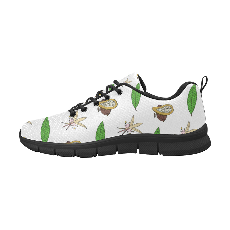 Color hand drawn cacao pattern Men's Sneaker Shoes