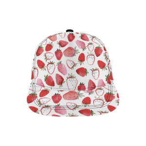 watercolor hand drawn beautiful strawberry pattern All Over Print Snapback Cap