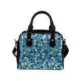 blueberry design pattern Shoulder Handbag