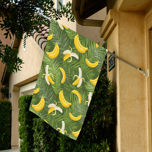 Banana Palm Leaves pattern House Flag Garden Flag