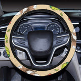Guinea Pig Pattern Print Design 05 Car Steering Wheel Cover