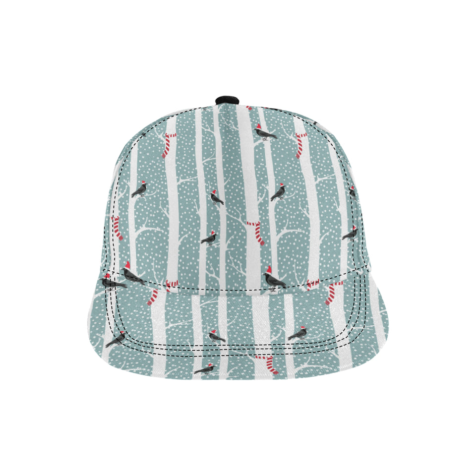 Crows christmas hat scarf All Over Print Snapback Cap