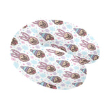 Cute pug hat rabbit costume pattern U-Shaped Travel Neck Pillow