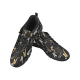 saxophone design pattern Women's Sneaker Shoes