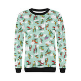 Helicopter design pattern Women's Crew Neck Sweatshirt