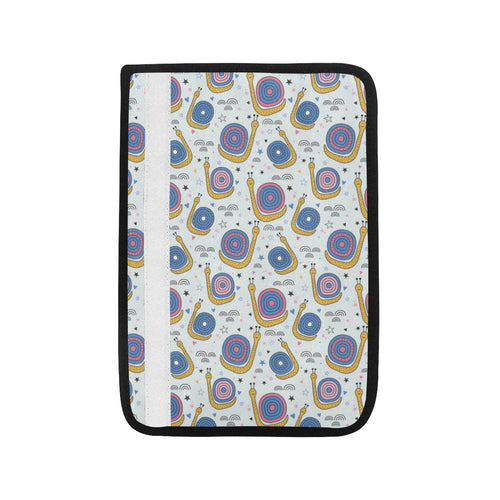 Snail Pattern Print Design 05 Car Seat Belt Cover