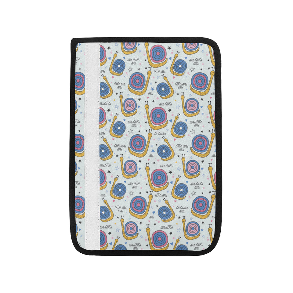Snail Pattern Print Design 05 Car Seat Belt Cover