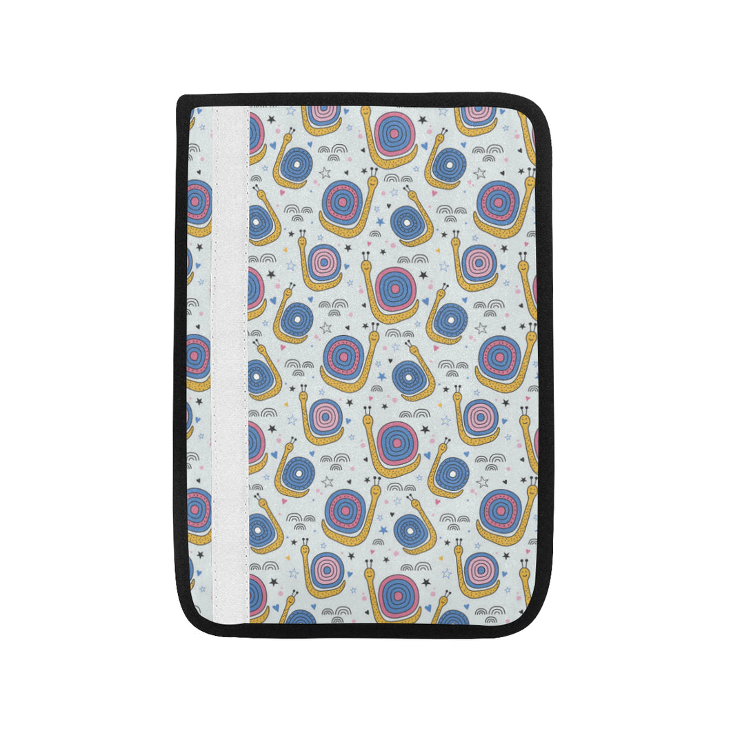 Snail Pattern Print Design 05 Car Seat Belt Cover