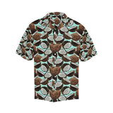 Coconut Pattern Print Design 03 Men's All Over Print Hawaiian Shirt (Model T58)