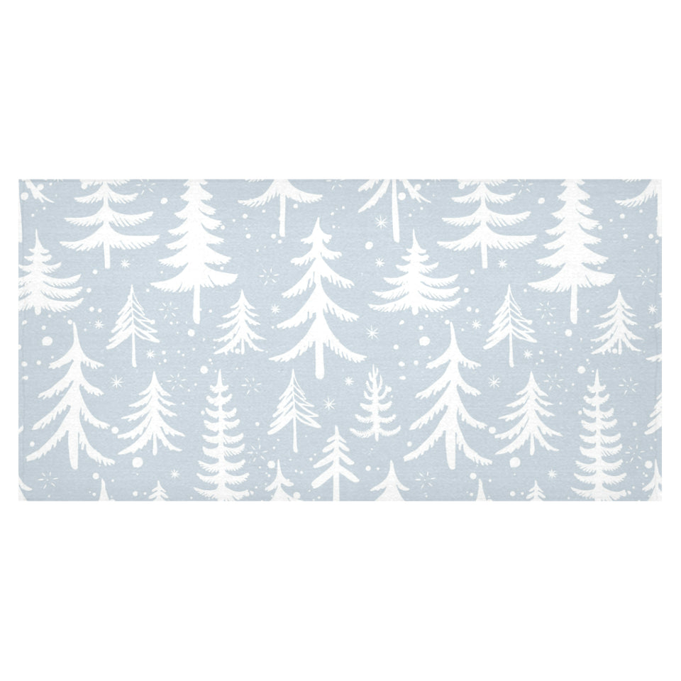 Christmas tree winter forest pattern Tablecloth