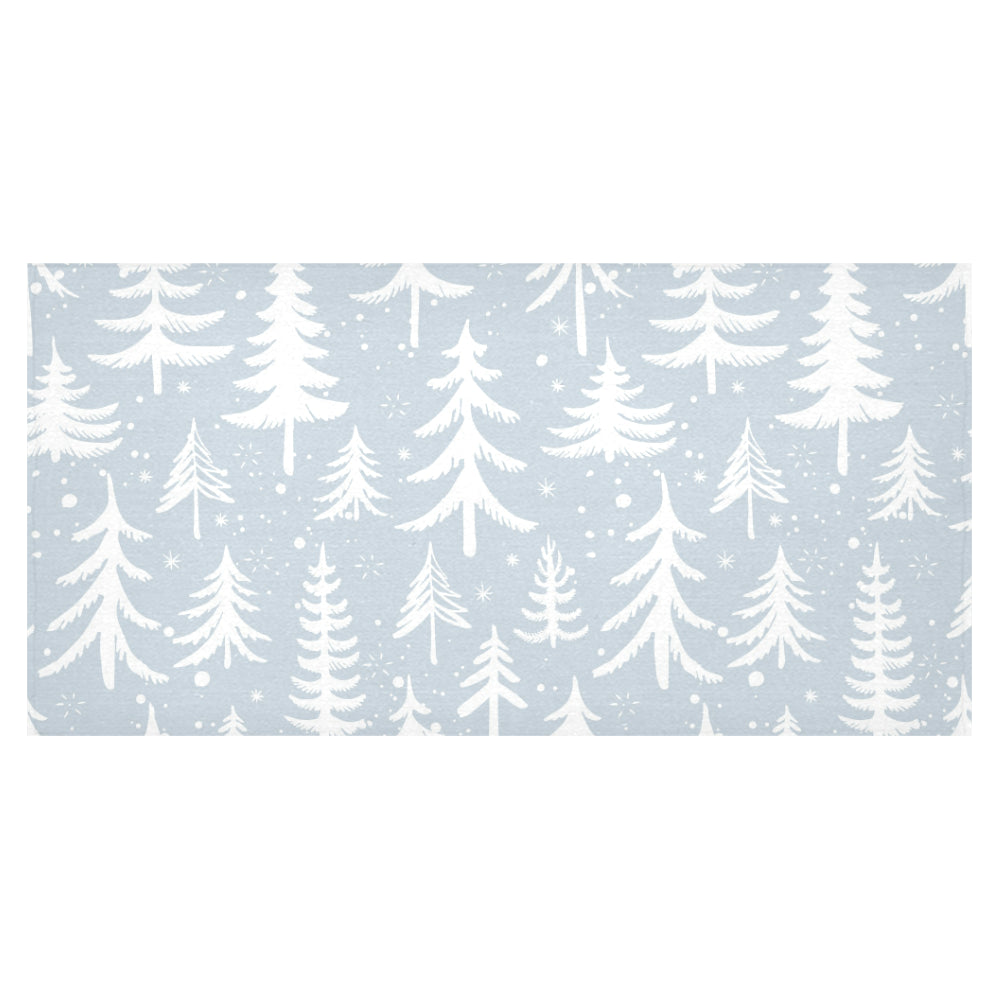 Christmas tree winter forest pattern Tablecloth