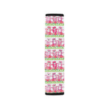 Teddy Bear Pattern Print Design 04 Car Seat Belt Cover